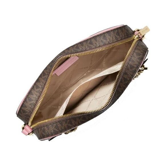 ❤️HP❤️Michael Kors Jet Set Large Leather Crossbody Bag (PrimRose) - Picture 4 of 4